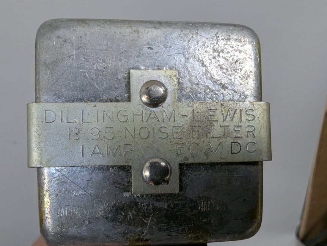 John Oster Mfg Co BT-2-IS DC Shunt Motor with Dillingham-Lewis Filter Vintage Aviation - 5