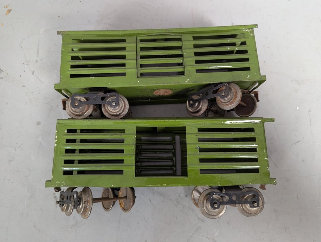 Pre-War Lionel No. 113 Standard Gauge Cattle Car Lot Collectible Model Trains - 3
