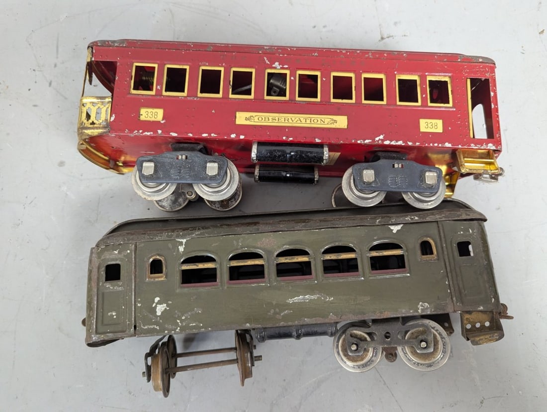 Lionel Standard Gauge Vintage Observation & Pullman Cars Classic Toy Collection - 3