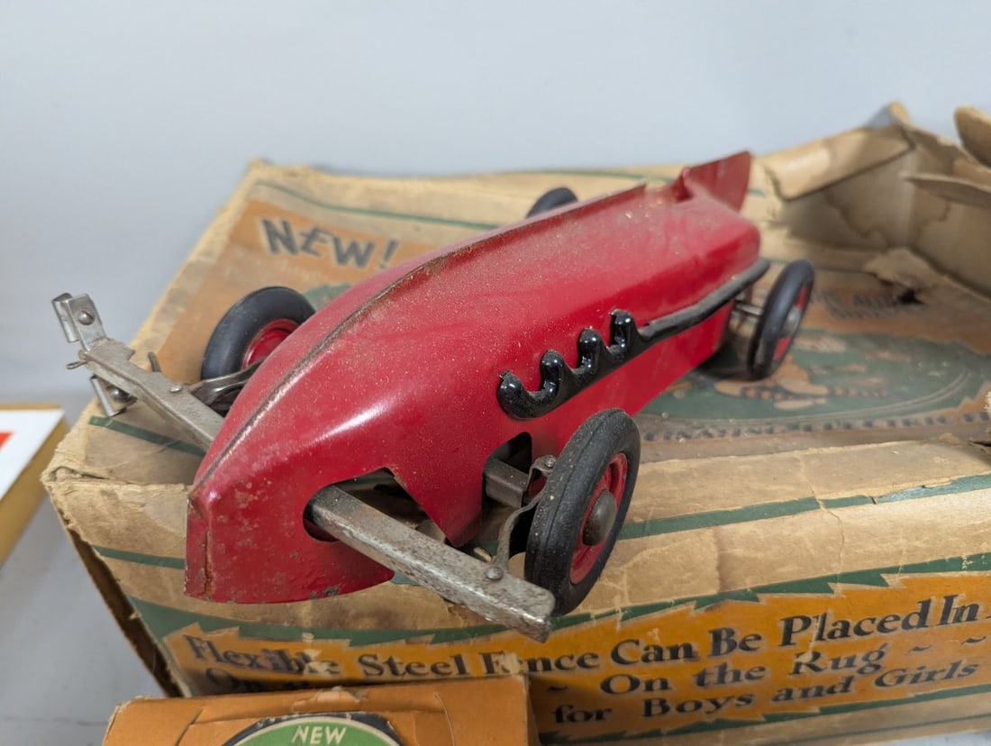 Vintage Kingston Electricar The Auto Builder Toy Set with Original Parts and Boxes: **Important** Please read below description on how to avoid high shipping costs. Discover a unique piece of toy history with this Kingston Electricar 'The Auto Builder' set. The largest box measures 1