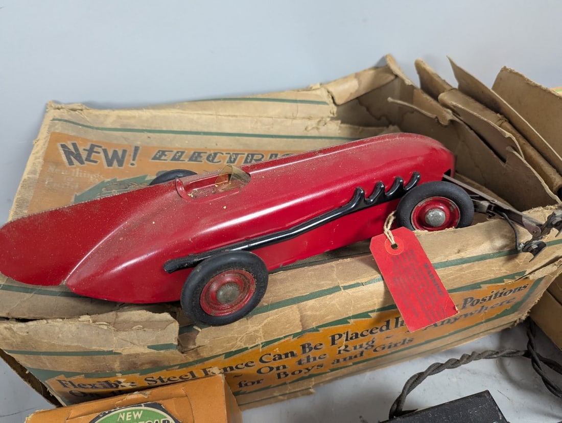 Vintage Kingston Electricar The Auto Builder Toy Set with Original Parts and Boxes - 2