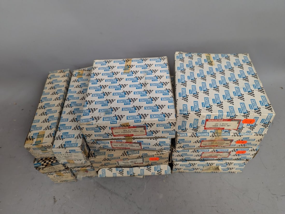 Vintage Scalextric Slot Car Track Collection NOS Minimodels Ltd Unique Find - 2