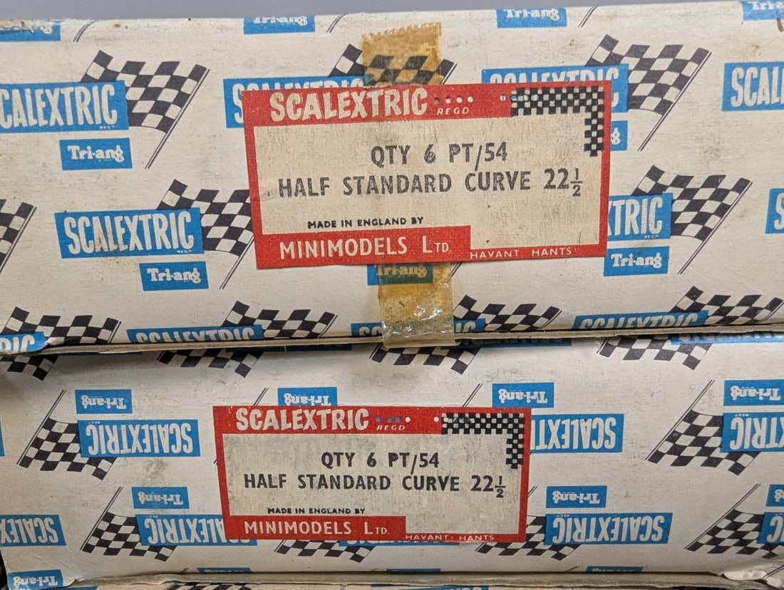 Vintage Scalextric Slot Car Track Collection NOS Minimodels Ltd Unique Find - 5