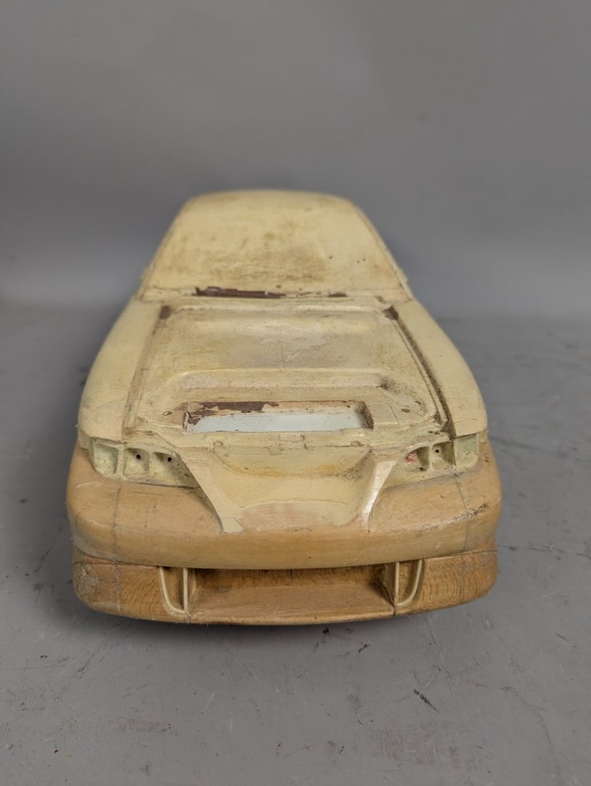 Vintage Carved Wood Model Kit Pattern Mold for 1994-1998 Ford Mustang Collectible - 2
