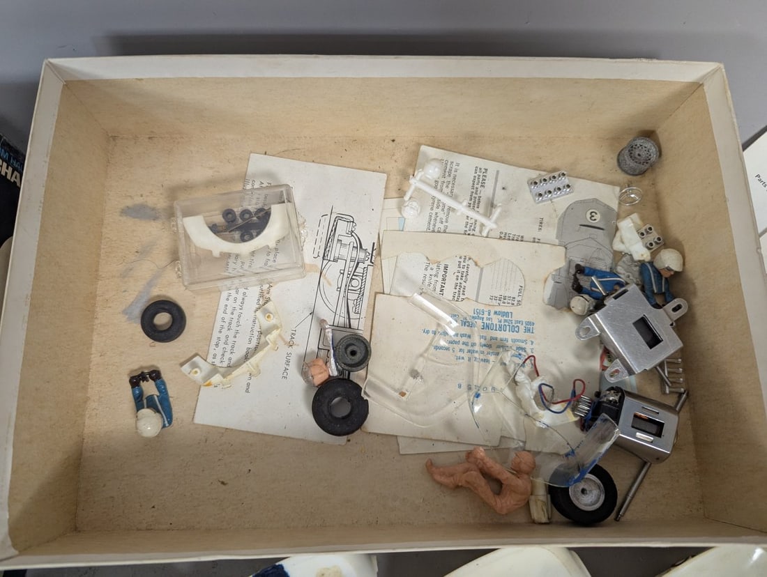 Vintage Cox 1/24 Scale Chaparral Slot Cars Collection with Box and Original Parts - 5