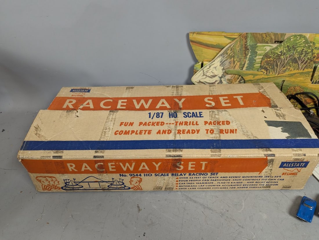 Vintage Allstate HO Scale Relay Racing Set by Lionel Rare Collectible Toy - 2