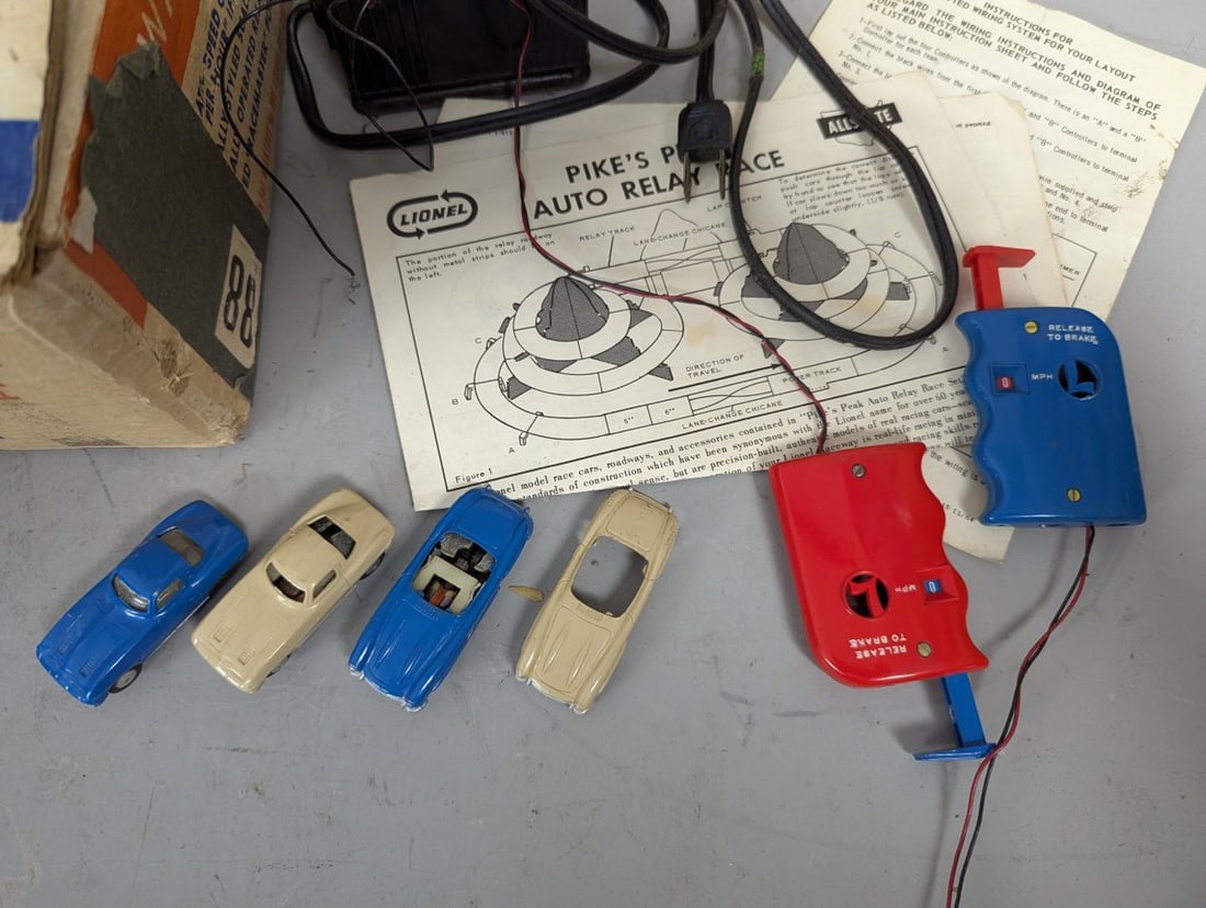 Vintage Allstate HO Scale Relay Racing Set by Lionel Rare Collectible Toy - 5