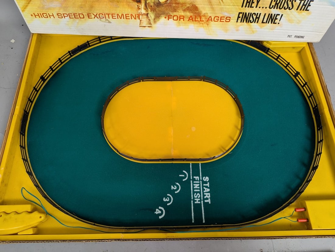 Vintage Sweepstakes Electromatic Horse Race Game by Multiple Toymakers 1960s - 3