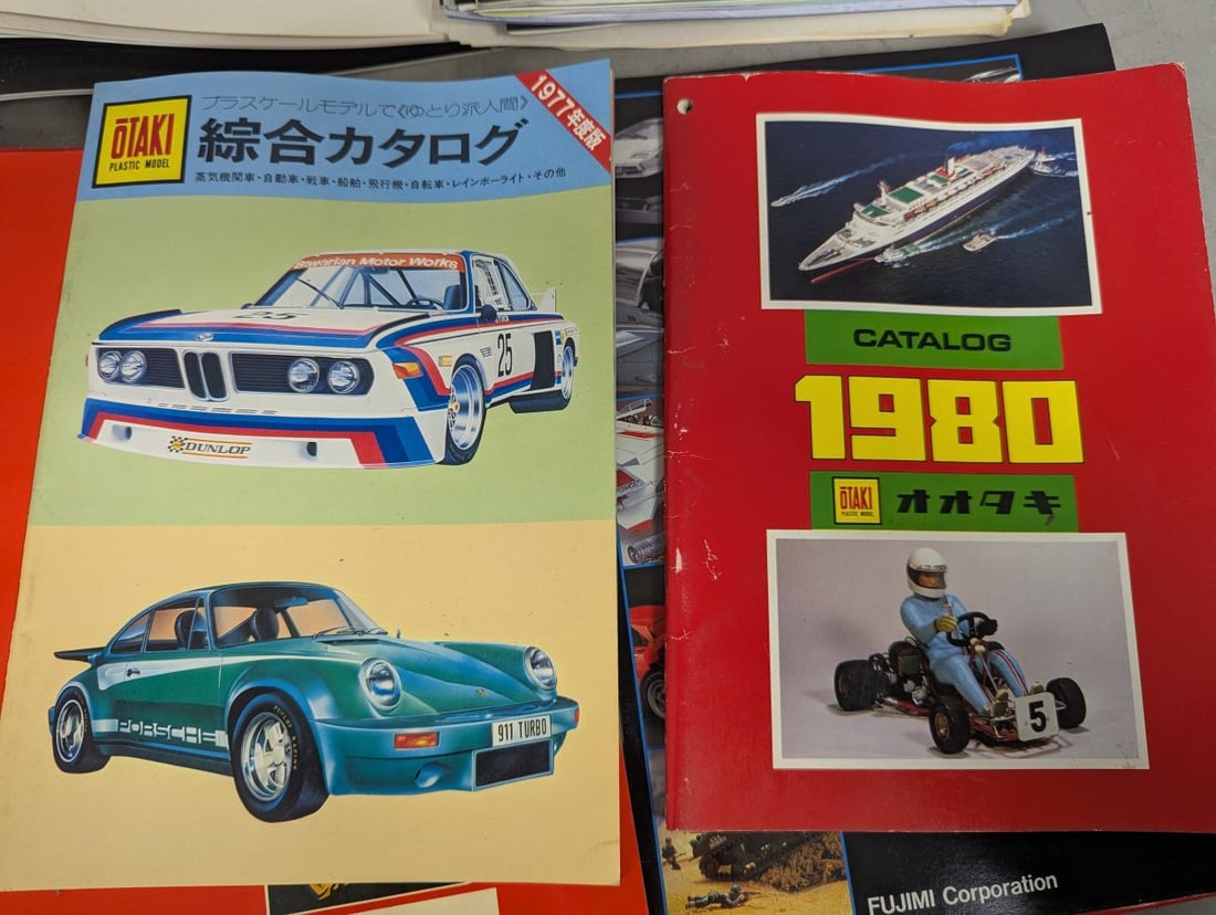 Large Lot Vintage Toy Catalogs & Brochures Including Ertl Entex Arii ESCI Fujimi - 2