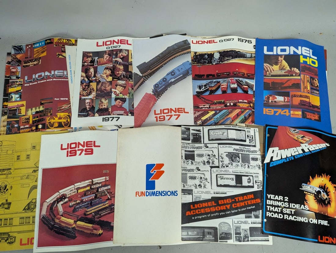 Lot of Vintage Lionel Train Catalogs and Paperwork from the 1970s and 1980s - 3