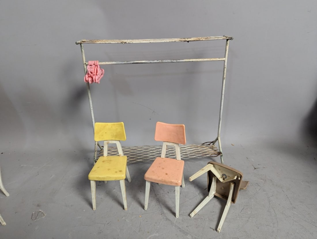 Large Collection of Vintage 1960s-70s Doll Furniture Mattel Barbie Deluxe Reading - 6