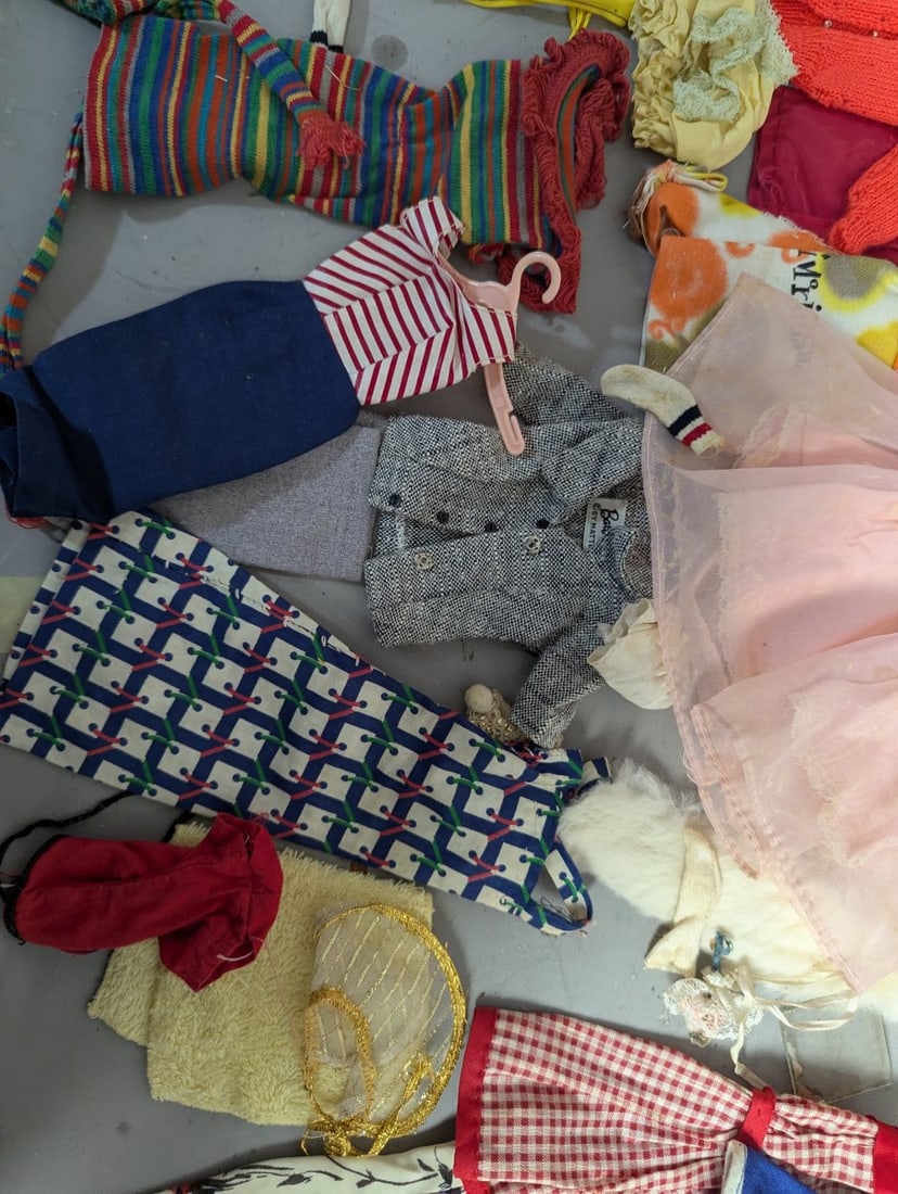 Vintage Mattel Barbie and Ken Doll Collection with Clothing and Accessories Lot - 11