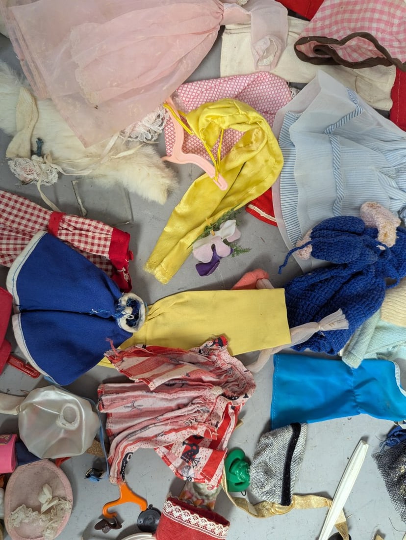 Vintage Mattel Barbie and Ken Doll Collection with Clothing and Accessories Lot - 13