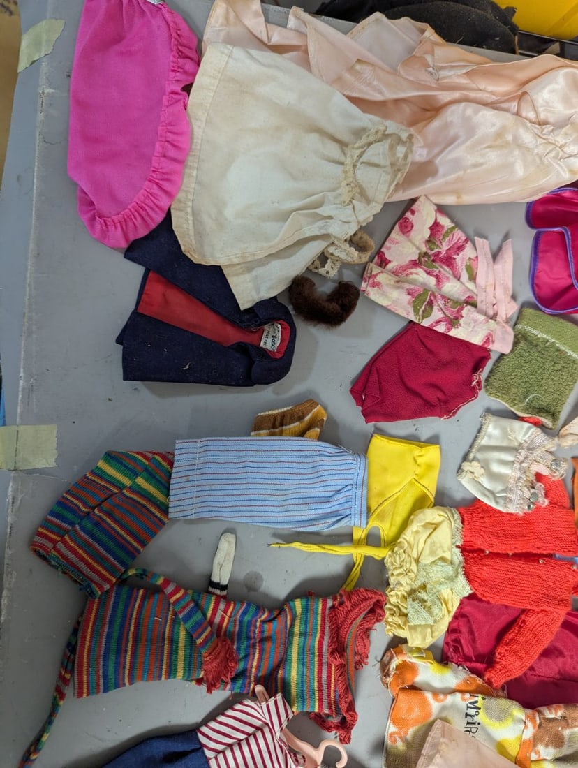 Vintage Mattel Barbie and Ken Doll Collection with Clothing and Accessories Lot - 8