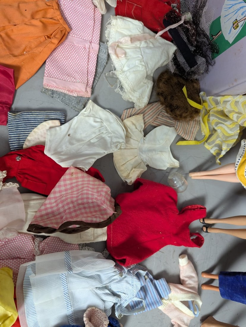 Vintage Mattel Barbie and Ken Doll Collection with Clothing and Accessories Lot - 9