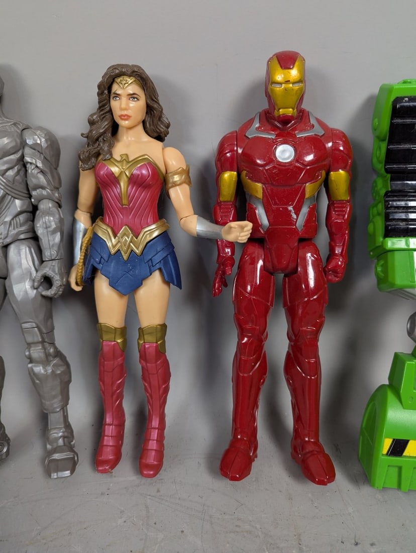 Lot of 7 Action Figures DC Marvel Transformers 12 Inch Collection Multiverse - 3