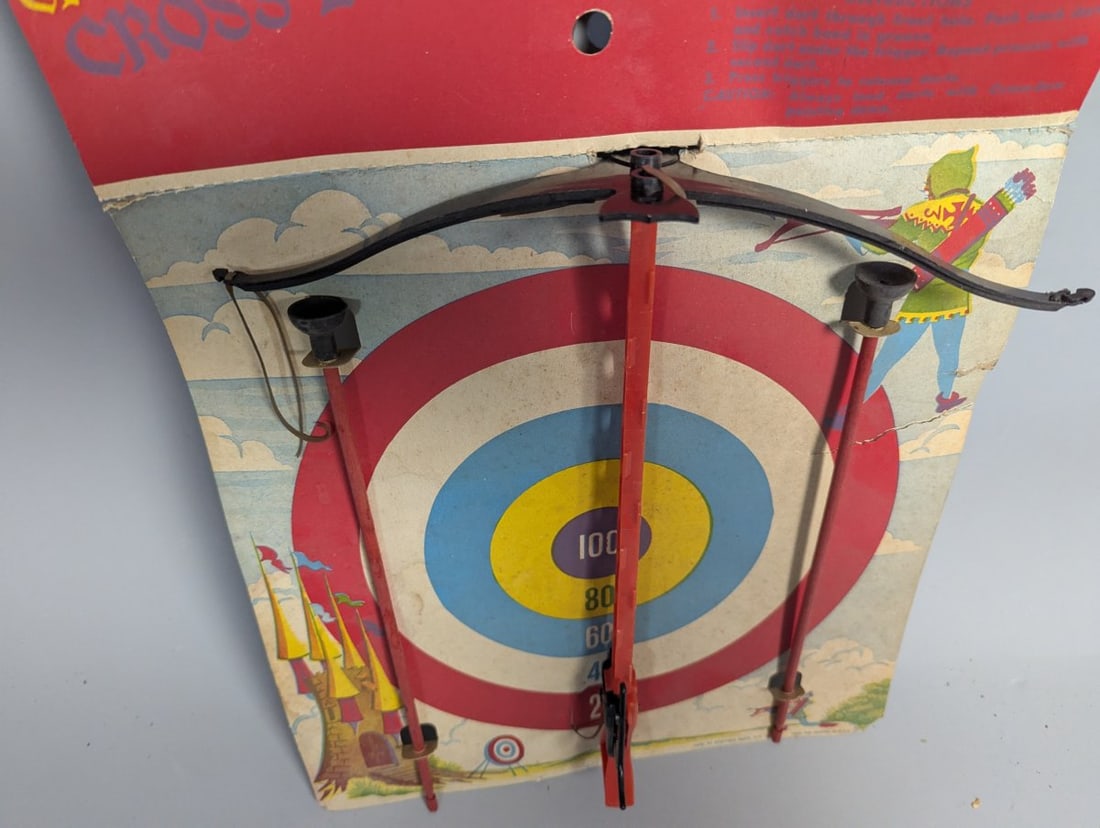 Vintage Multiple Products Crusader's Cross Bow Toy Set Rare Collectible - 4