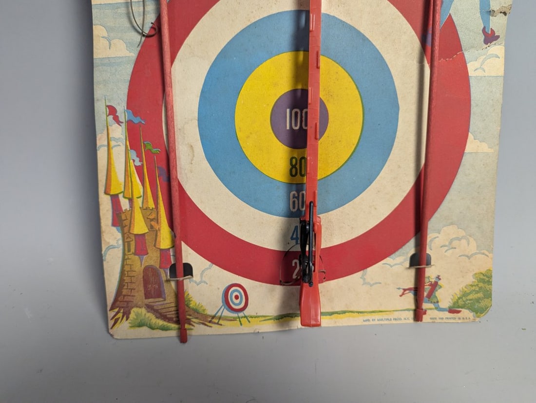 Vintage Multiple Products Crusader's Cross Bow Toy Set Rare Collectible - 5