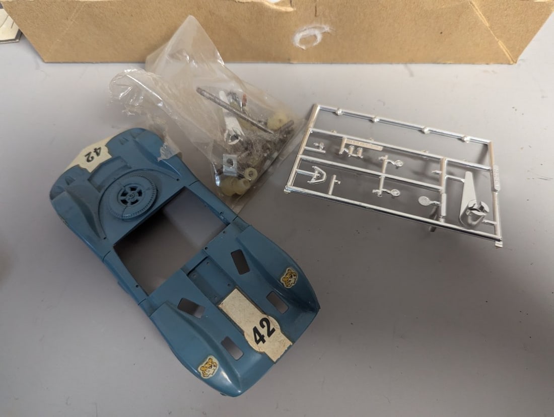 AMT 1/24 McLaren-Elva Slot Racing Kit Vintage Model Car Parts Project - 5