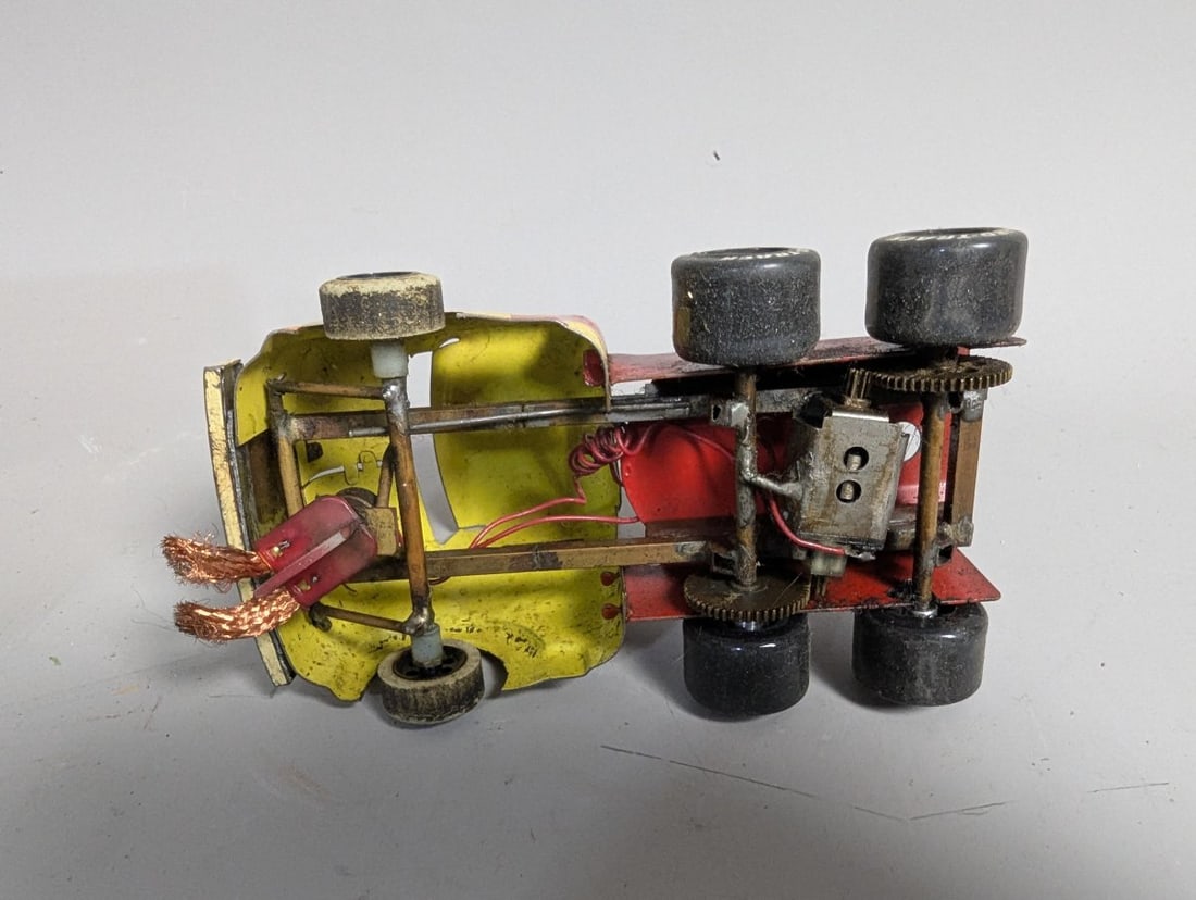 Custom Wyandotte Pressed Steel Slot Car Truck Unique Vintage Toy Collectible - 5