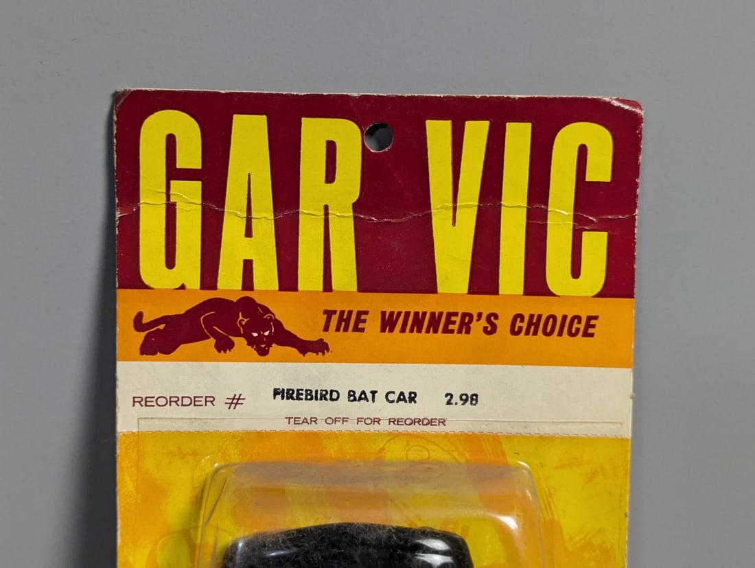 Gar Vic Firebird Bat Car Slot Car Body Vintage NOS 1960s Collectible - 2