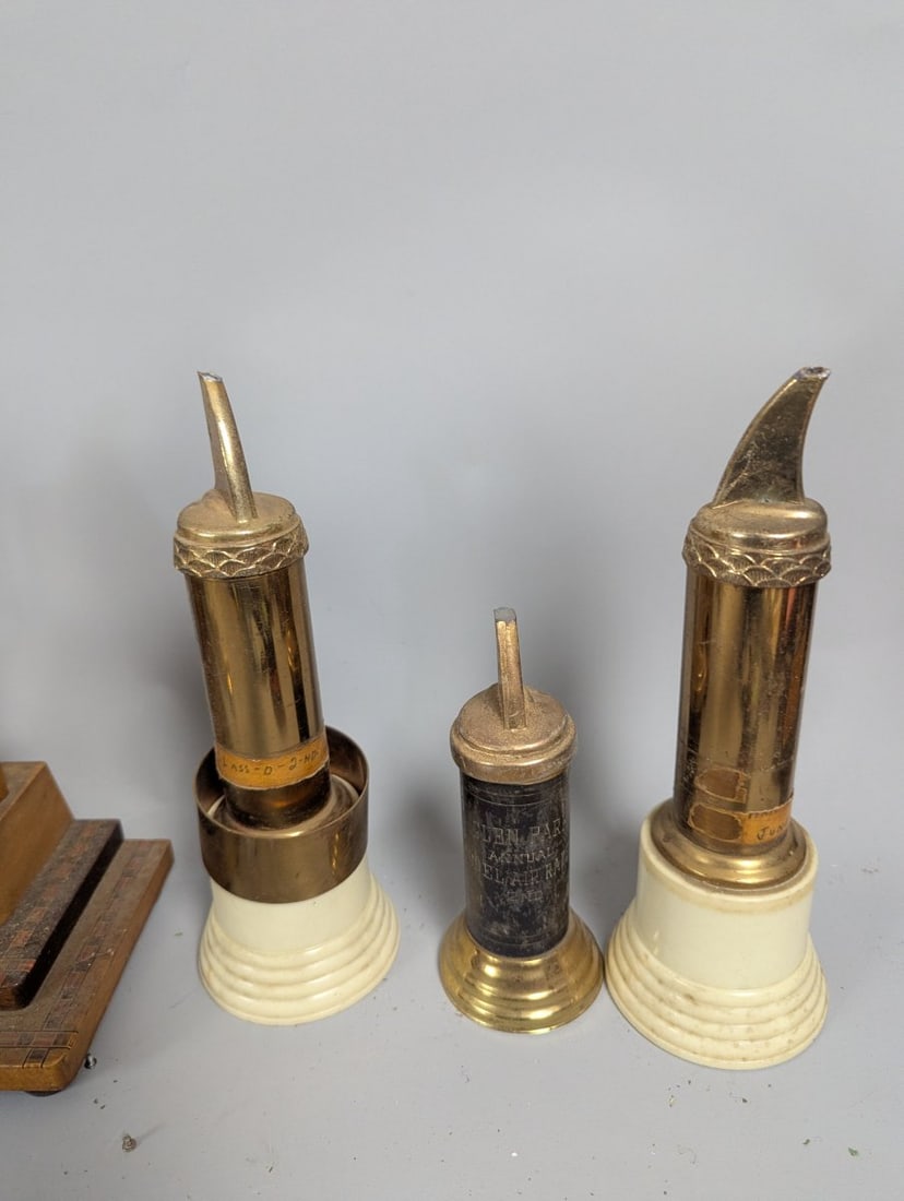 Vintage C 1940s Model Airplane Trophies Collection with Classic Aviation Theme - 6