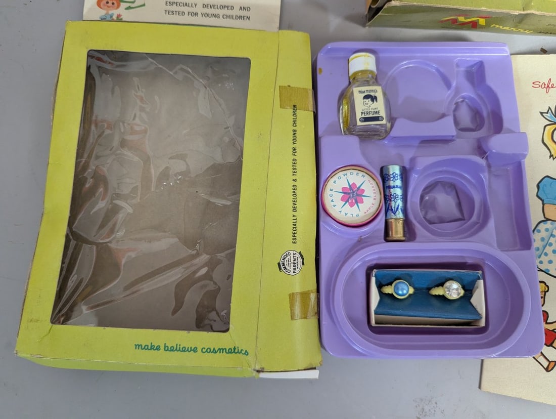 Vintage Miss Merry Toy Playsets Collection Mid-Century Nostalgia Miniature Items - 3