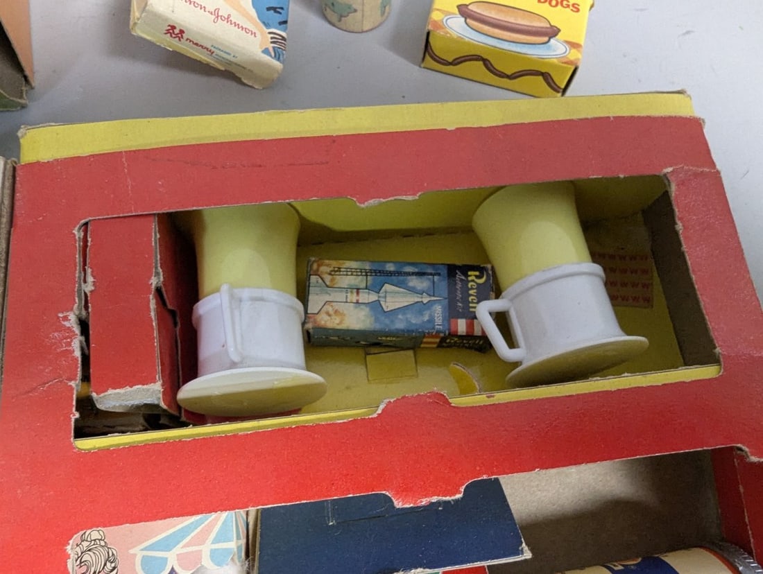 Vintage Miss Merry Toy Playsets Collection Mid-Century Nostalgia Miniature Items - 5
