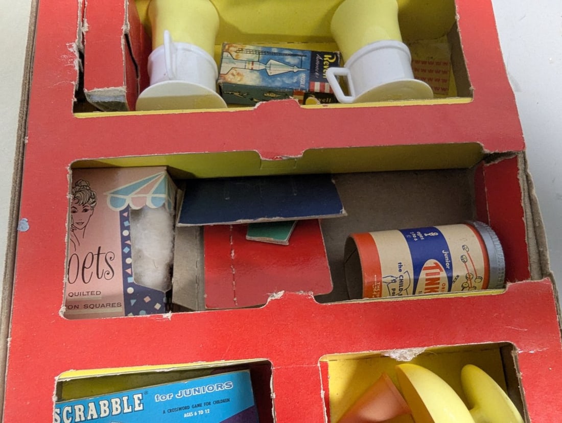 Vintage Miss Merry Toy Playsets Collection Mid-Century Nostalgia Miniature Items - 6