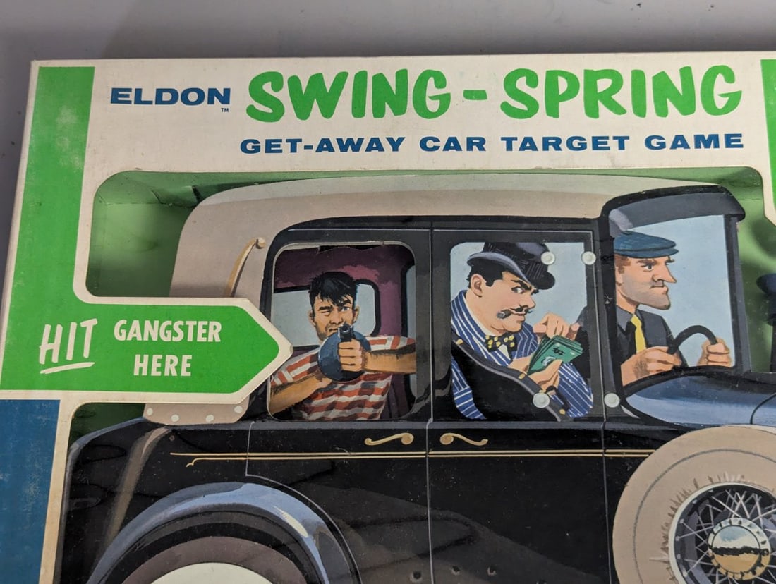 Eldon Swing-Spring Get-Away Car Target Game 2910 Vintage Toy Collectible 1963 NOS - 2