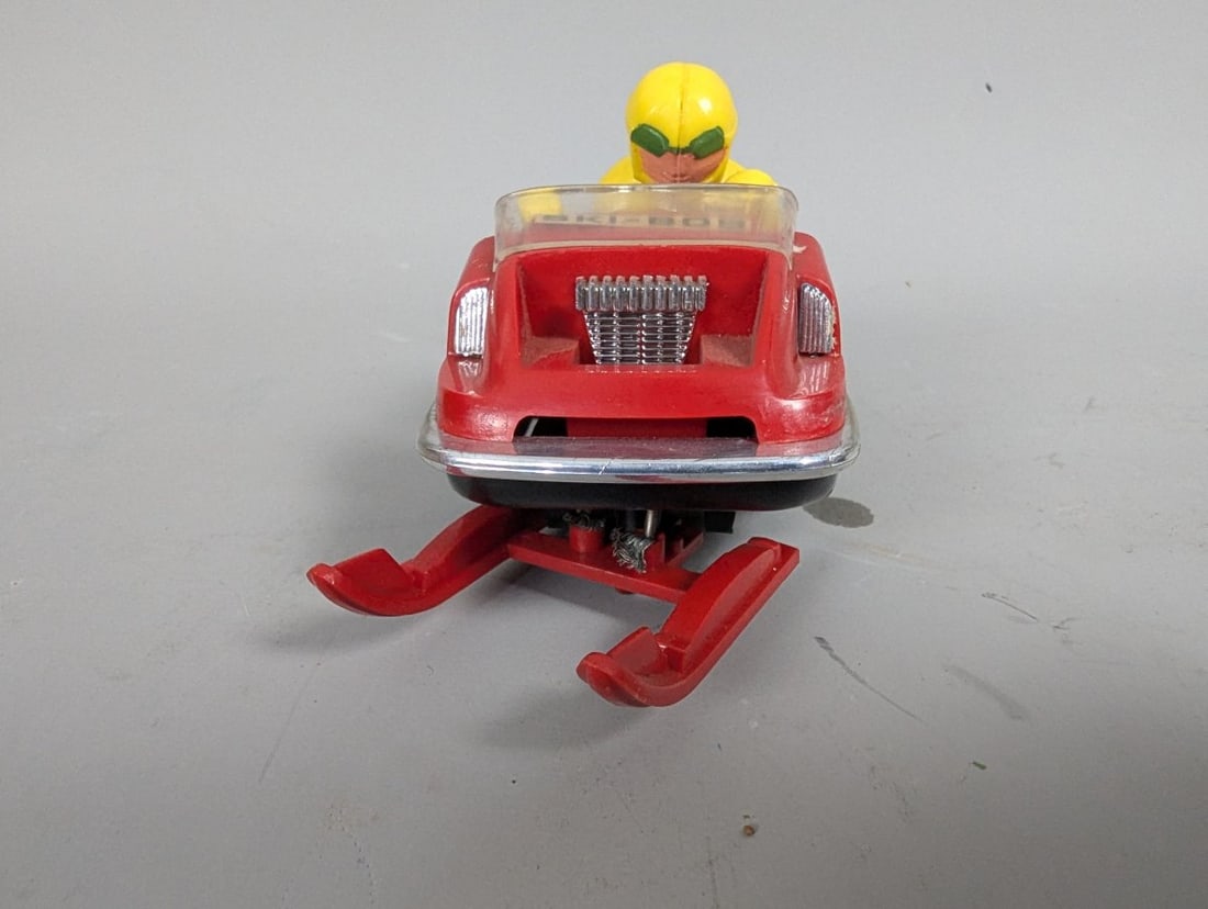 Vintage Strombecker Ski-Bob Snowmobile Slot Car Collectible Toy from 1960s - 2