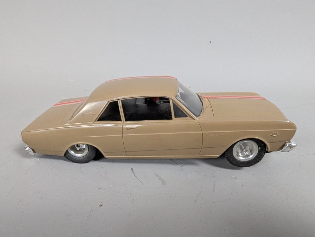 Vintage 1/24 Scale 1966 Ford Falcon Slot Car Custom Chassis Racing Collectible - 2