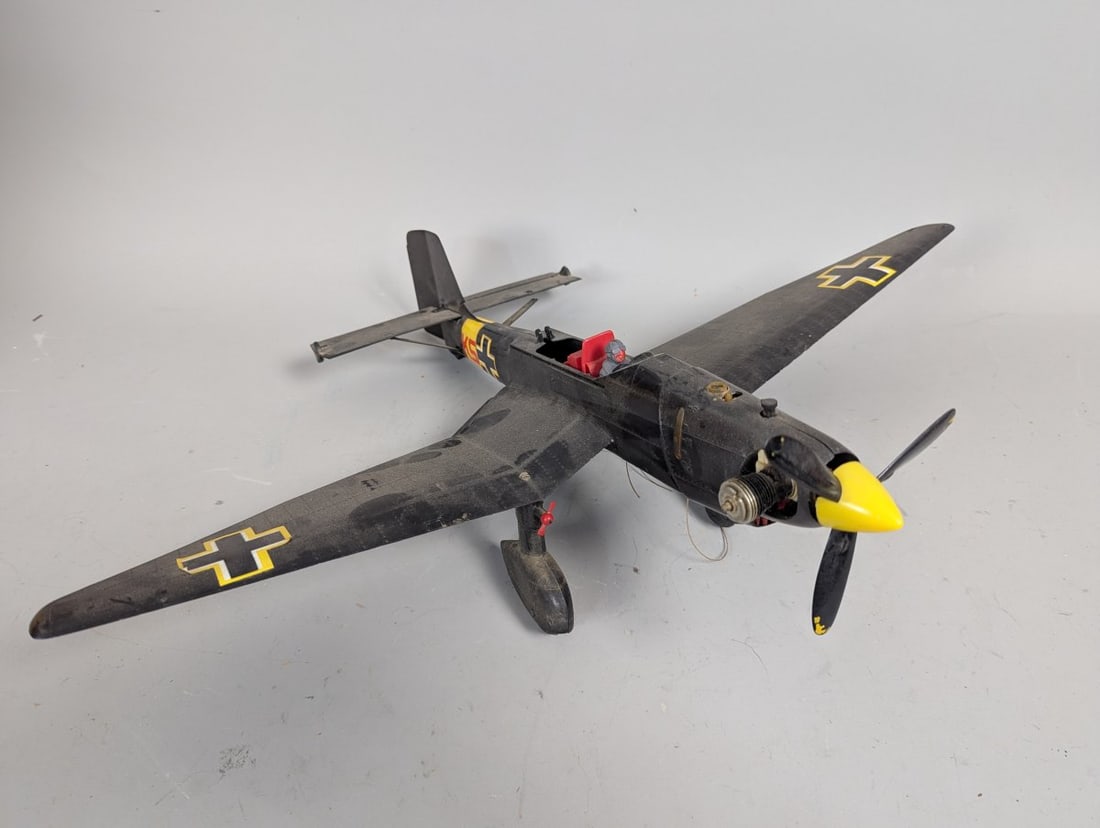 Vintage Cox Junkers Ju 87 Stuka Control Line Model Airplane Collectible Aircraft (1 of 7)