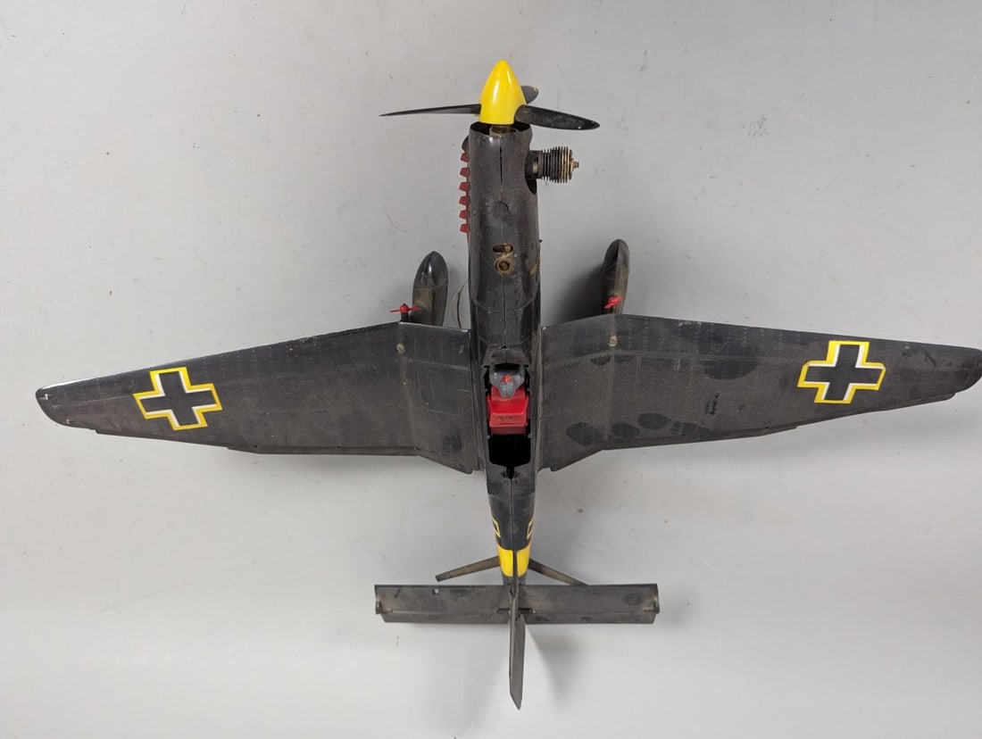 Vintage Cox Junkers Ju 87 Stuka Control Line Model Airplane Collectible Aircraft - 2