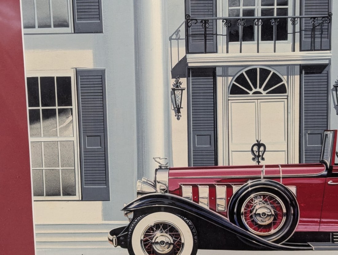 Original Production Artwork Jo-Han 1931 Cadillac V-16 Model Kit with Factory Sealed Kit - 6