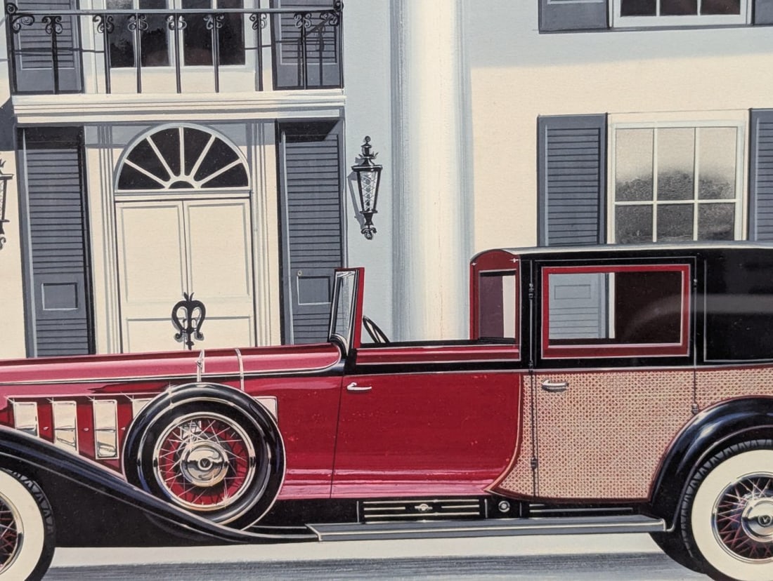 Original Production Artwork Jo-Han 1931 Cadillac V-16 Model Kit with Factory Sealed Kit - 7