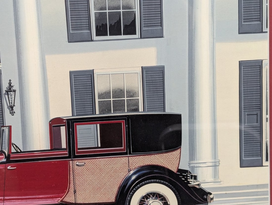 Original Production Artwork Jo-Han 1931 Cadillac V-16 Model Kit with Factory Sealed Kit - 8