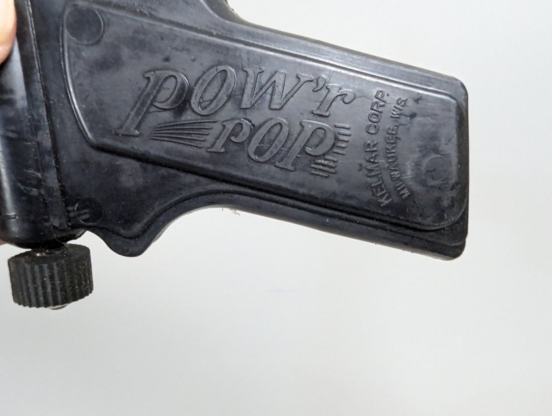 Vintage 1949 Kelmar Pow'r Pop Cork Pistol Toy with Original Box and Accessories - 5