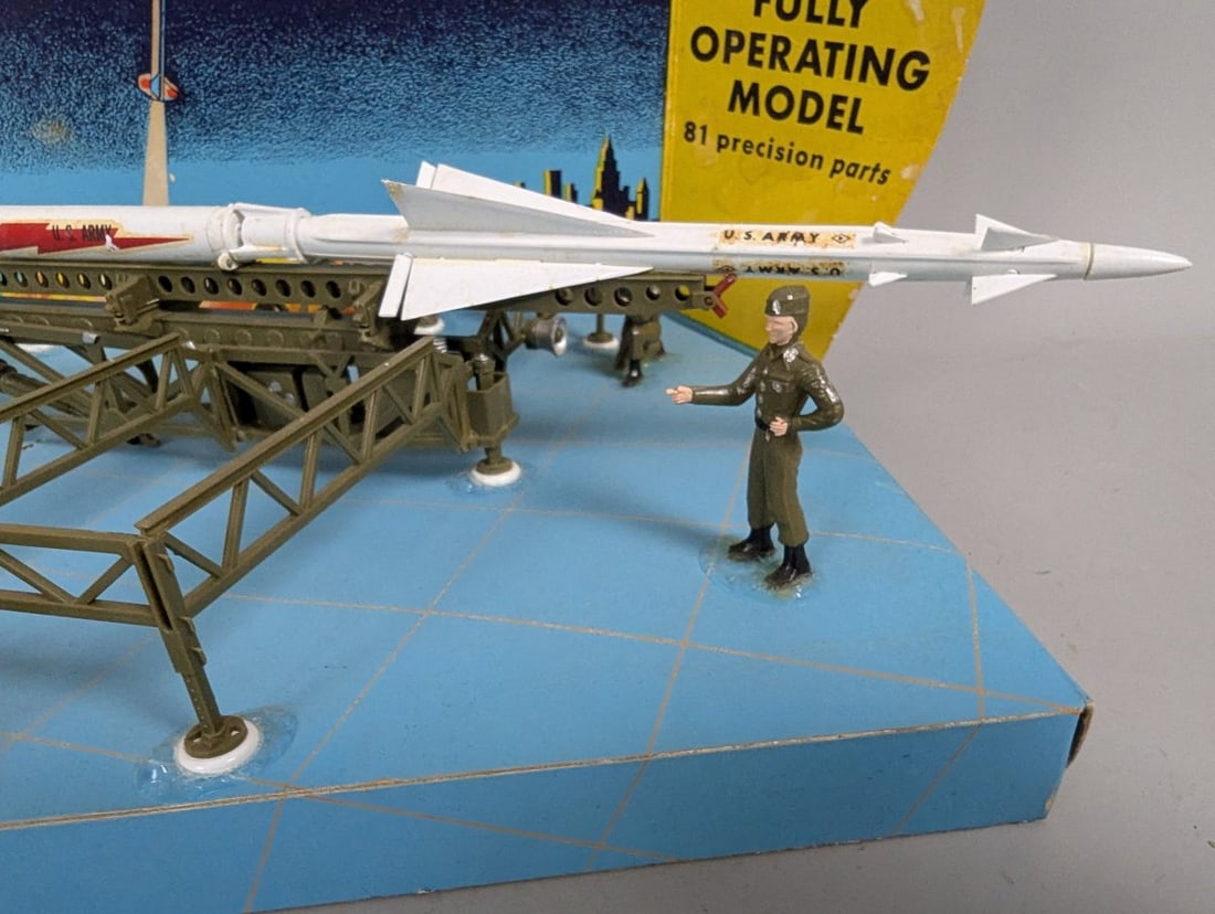 Vintage Renwal Blueprint Models Nike Missile Store Display Cold War Classic Collectible - 4