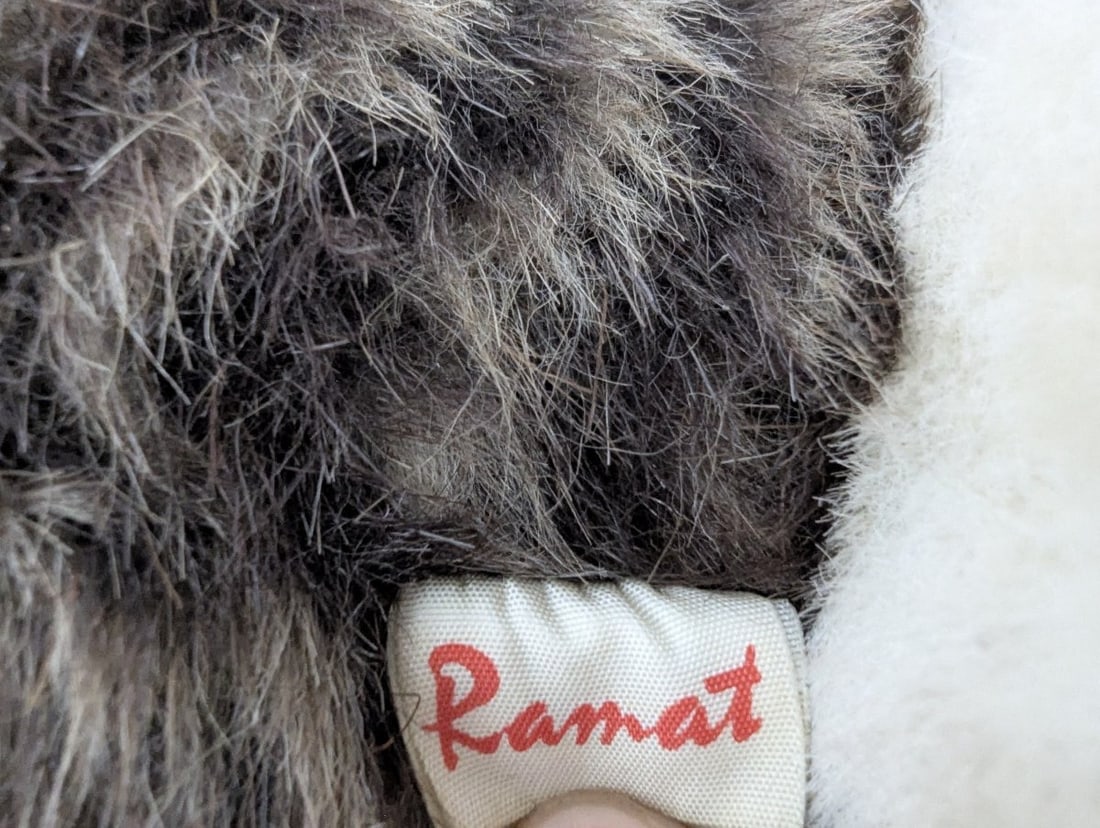 Vintage Large Ramat Plush Goat by Enesco Collectible Italian Toy - 7