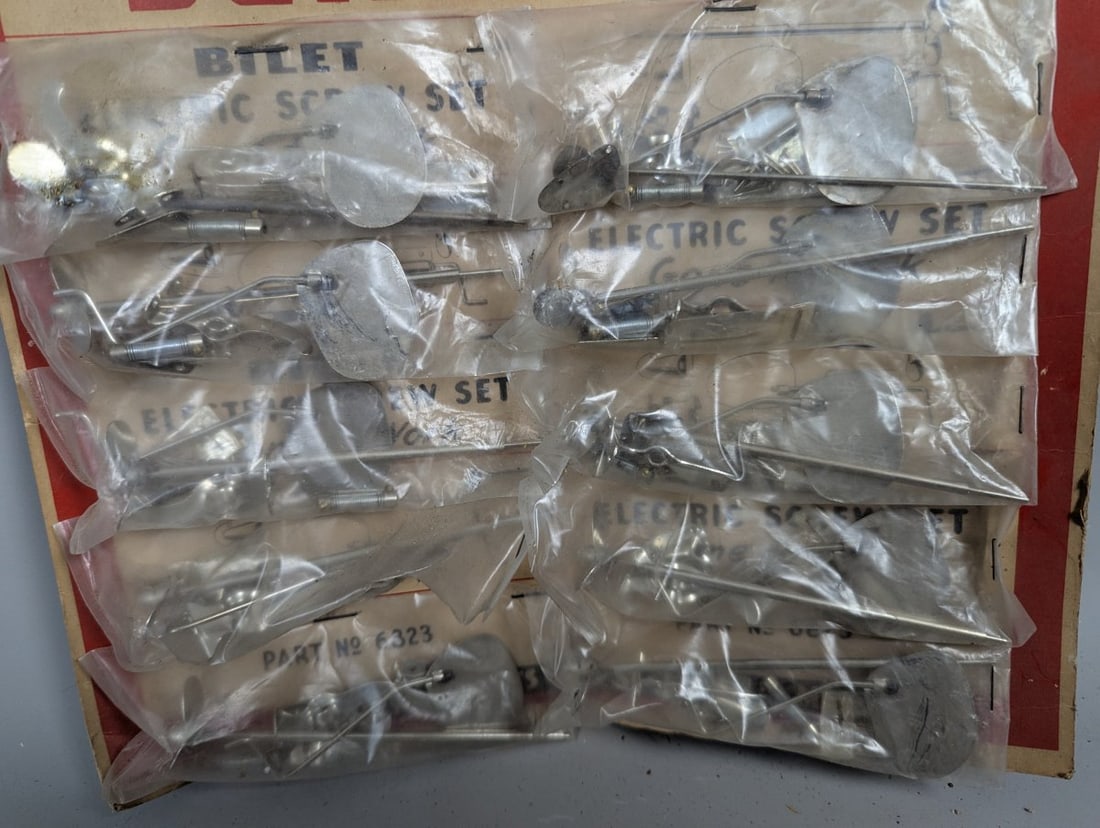 Vintage Bilet Electric Screw Set NOS Store Display Card Detroit Michigan Hardware Collectible - 3