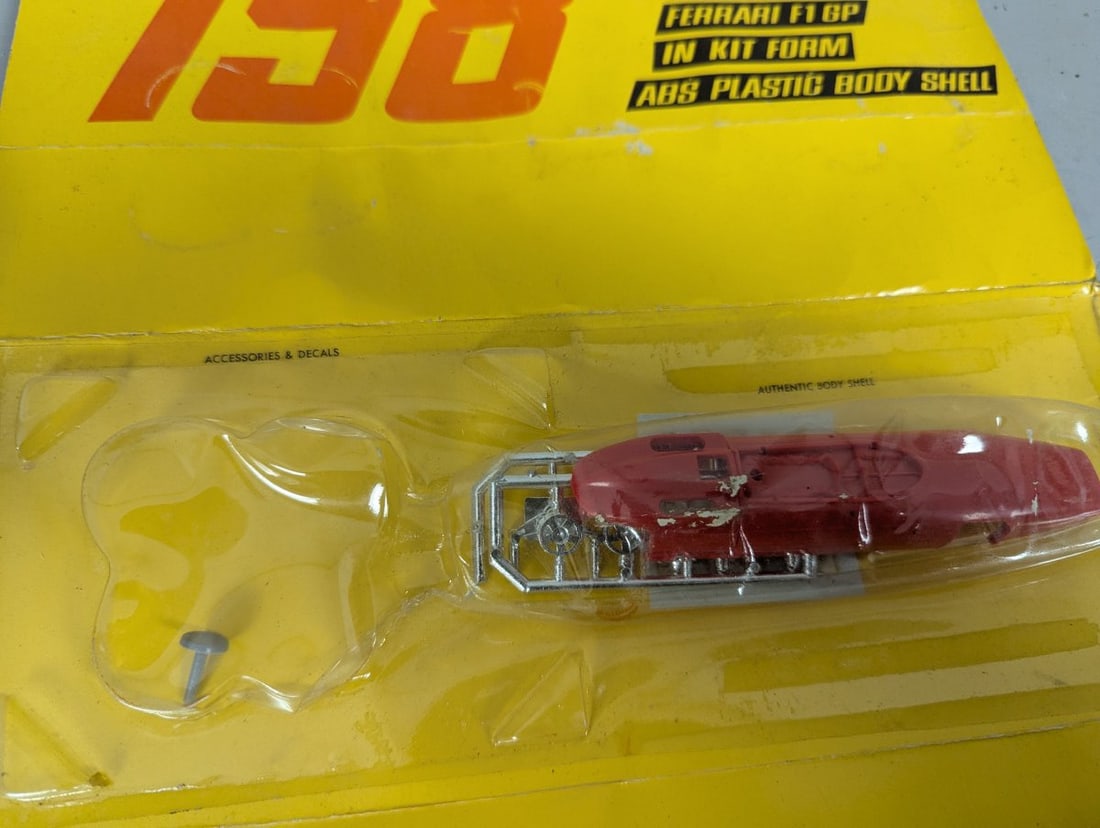 Atlas 1/32 Scale Ferrari 158 F1 GP Slot Car Kit New Old Stock Factory Sealed - 3