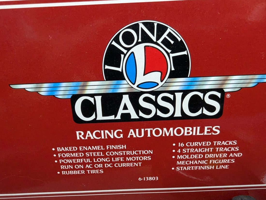 Lionel Classics Racing Automobiles Set 6-13803 Vintage Toy Collectible New Old Stock - 4