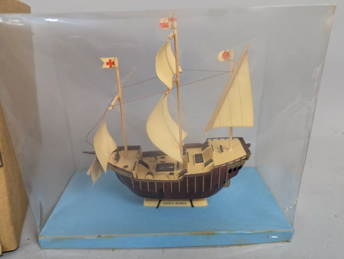 Vintage Pyro Plastics Santa Maria Dealer Display Model New Old Stock Collectible Ship - 2