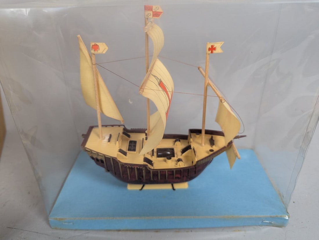 Vintage Pyro Plastics Santa Maria Dealer Display Model New Old Stock Collectible Ship - 5