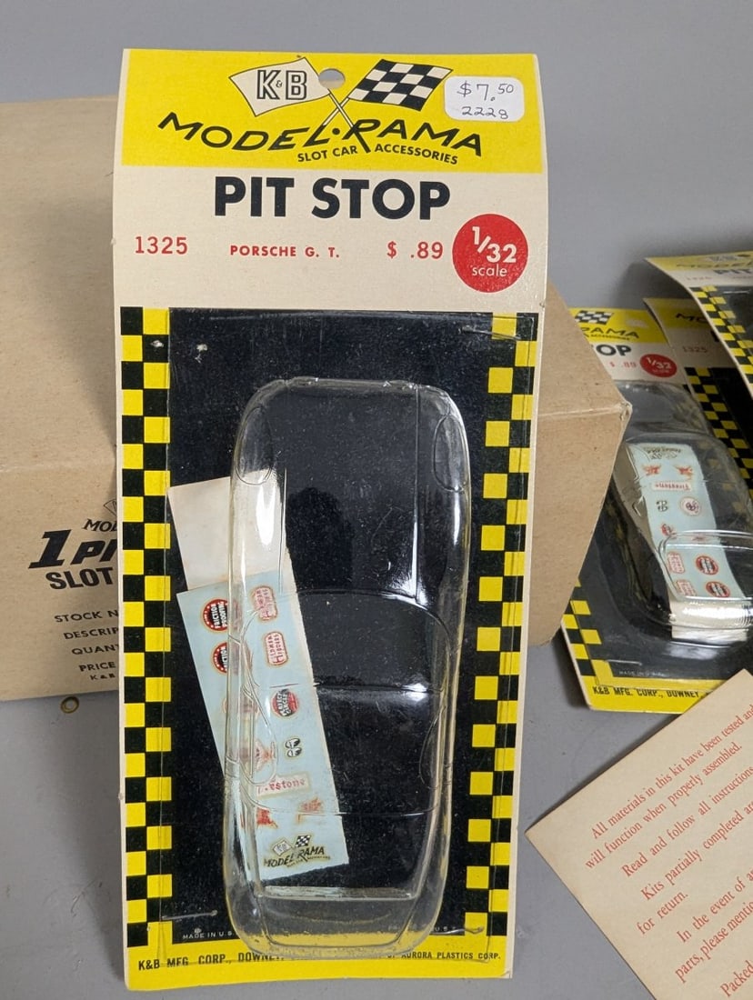 K&B Model-Rama Pit Stop Porsche G.T. 1/32 Scale Slot Car Body Kit New Old Stock - 3
