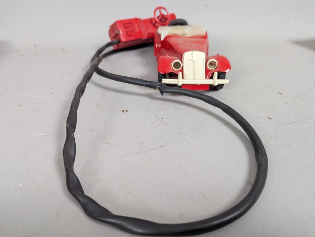 Vintage Masudaya MG-A Remote Control Car Collectible Toy for Restoration or Display: **Important** Please read below description on how to avoid high shipping costs. Up for auction is a vintage Modern Toys (Masudaya) MG-A remote control car. Measuring approximately 8 1/2 x 3 1/2 x 3