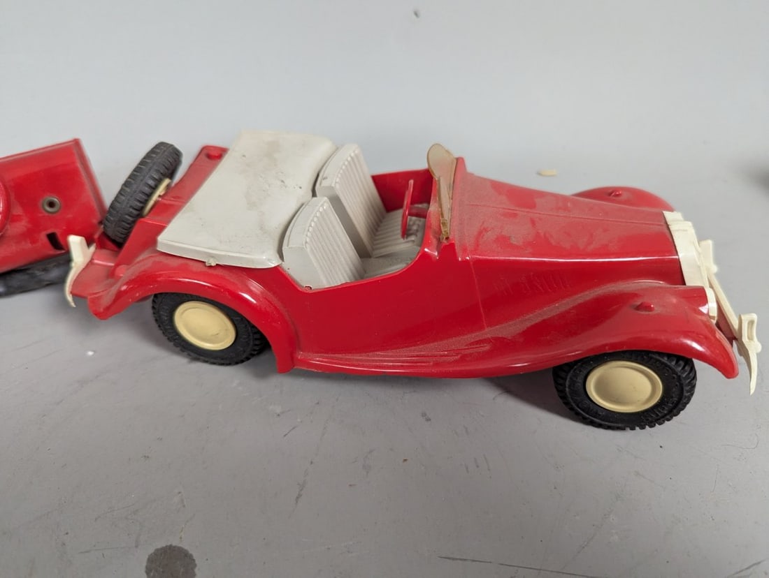 Vintage Masudaya MG-A Remote Control Car Collectible Toy for Restoration or Display - 2