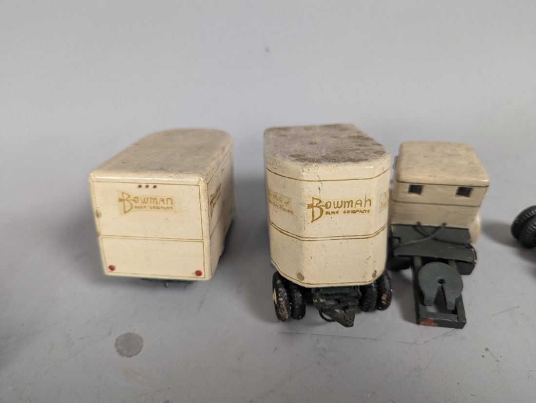 Master-Made Wooden Trucks & Trailers Collection Vintage Hand-Painted Chicago Toys - 5