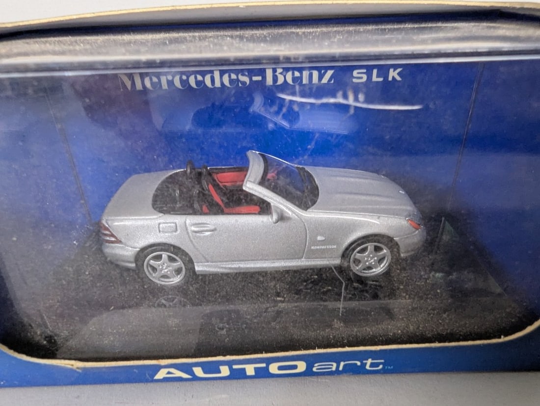 AUTOart 1:64 Mercedes-Benz SLK AMG Roadster Silver Precision Die-Cast Model - 3